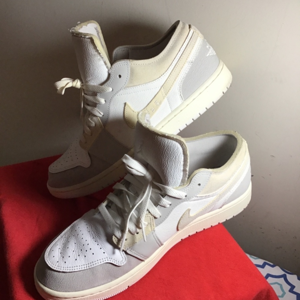 🔥Jordan 1, Low SE Craft, size 11, tech gray white, good cond, see photos - Picture 6 of 12
